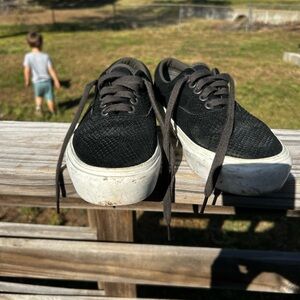 Vans Era suede snake print  Platform EUC 8.5
